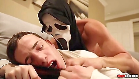 Brunette slutty babe gets her ass fucked and a cumshot