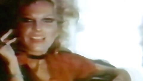 Hot blonde and hot 1975 vintage doll in leather and denim pants
